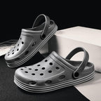 Summer Beach Flip Flops Slippers Shoes Men's Non Slip Antiwear Shoes Home Slippers Classic Breathable Summer Sandals Slip On Slide Lightweight Slippers Beach Clogs Stevvex