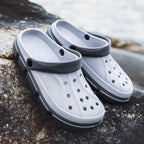 Summer Beach Flip Flops Slippers Shoes Men's Non Slip Antiwear Shoes Home Slippers Classic Breathable Summer Sandals Slip On Slide Lightweight Slippers Beach Clogs Stevvex