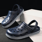 Summer Beach Flip Flops Slippers Shoes Men's Non Slip Antiwear Shoes Home Slippers Classic Breathable Summer Sandals Slip On Slide Lightweight Slippers Beach Clogs Stevvex