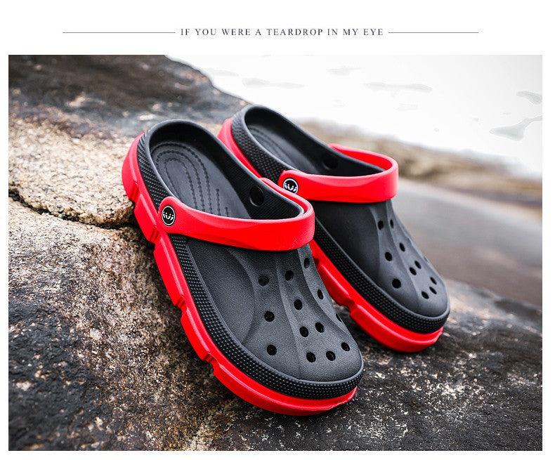 Summer Beach Flip Flops Slippers Shoes Men's Non Slip Antiwear Shoes Home Slippers Classic Breathable Summer Sandals Slip On Slide Lightweight Slippers Beach Clogs Stevvex
