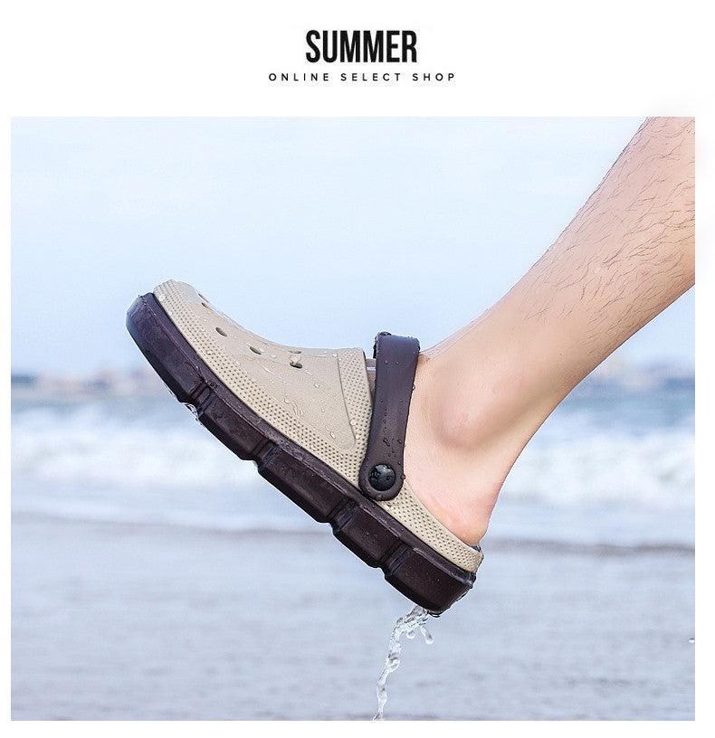 Summer Beach Flip Flops Slippers Shoes Men's Non Slip Antiwear Shoes Home Slippers Classic Breathable Summer Sandals Slip On Slide Lightweight Slippers Beach Clogs Stevvex