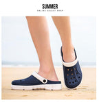 Summer Beach Flip Flops Slippers Shoes Men's Non Slip Antiwear Shoes Home Slippers Classic Breathable Summer Sandals Slip On Slide Lightweight Slippers Beach Clogs Stevvex