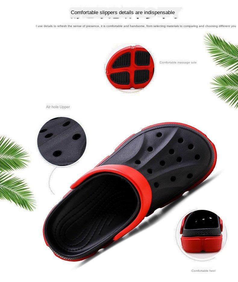 Summer Beach Flip Flops Slippers Shoes Men's Non Slip Antiwear Shoes Home Slippers Classic Breathable Summer Sandals Slip On Slide Lightweight Slippers Beach Clogs Stevvex