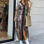 Summer Beach Stylish Womens Dress Long Casual V-Neck Party Comfort Fashion Women Dress