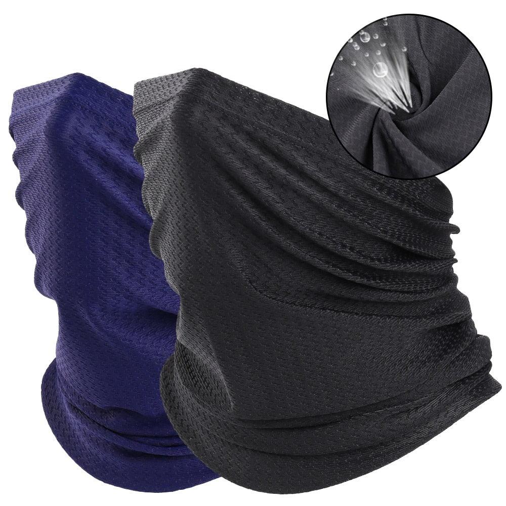 Summer Breathable Bandana Cycling Half Face Mask Ski Bicycle Hunting Fishing Running Bike Hiking Stretch Cool Scarf Outdoor Sport Camping Hiking Scarf Printing Bandana Windproof Sunscreen Neck Tube Gaiter Headband Shemagh Washable Cloth Women Men Stevvex