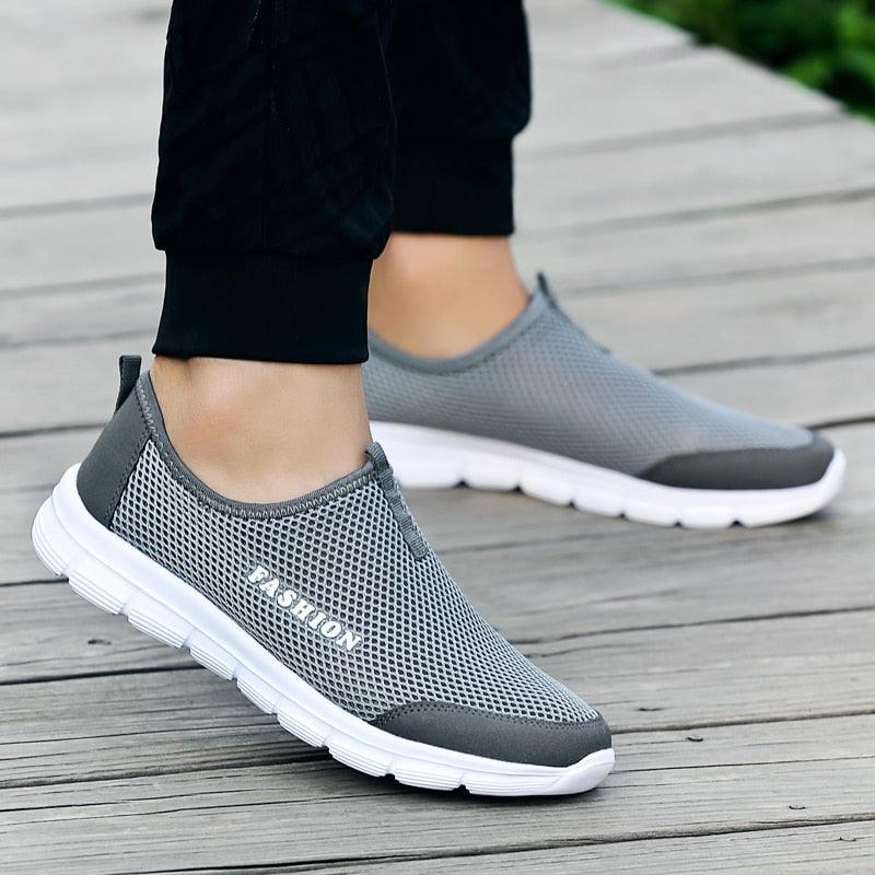 Summer Breathable Comfortable Mesh Running Mens Shoes Trainers Walking Outdoor Sport Men Sneakers Running Shoes Ultra Lightweight Breathable Walking Shoes Non Slip Athletic Fashion Sneakers Stevvex