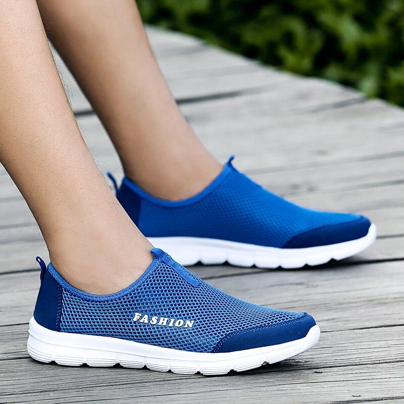 Summer Breathable Comfortable Mesh Running Mens Shoes Trainers Walking Outdoor Sport Men Sneakers Running Shoes Ultra Lightweight Breathable Walking Shoes Non Slip Athletic Fashion Sneakers Stevvex