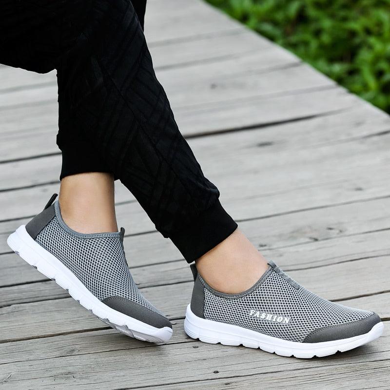 Summer Breathable Comfortable Mesh Running Mens Shoes Trainers Walking Outdoor Sport Men Sneakers Running Shoes Ultra Lightweight Breathable Walking Shoes Non Slip Athletic Fashion Sneakers Stevvex