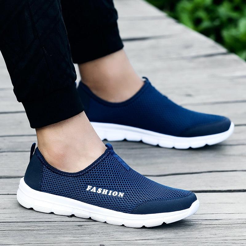 Summer Breathable Comfortable Mesh Running Mens Shoes Trainers Walking Outdoor Sport Men Sneakers Running Shoes Ultra Lightweight Breathable Walking Shoes Non Slip Athletic Fashion Sneakers Stevvex