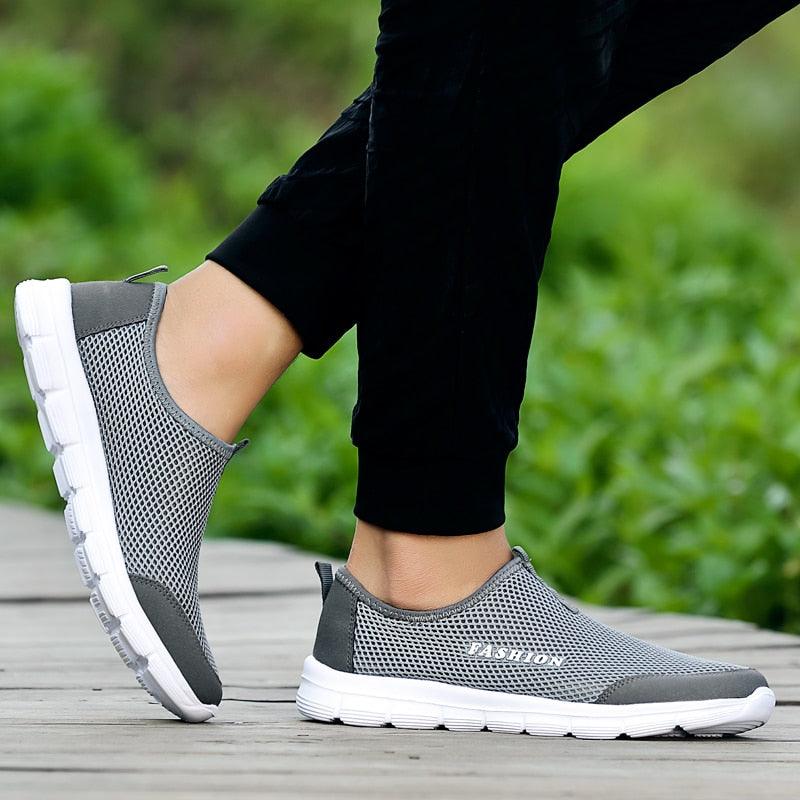 Summer Breathable Comfortable Mesh Running Mens Shoes Trainers Walking Outdoor Sport Men Sneakers Running Shoes Ultra Lightweight Breathable Walking Shoes Non Slip Athletic Fashion Sneakers Stevvex