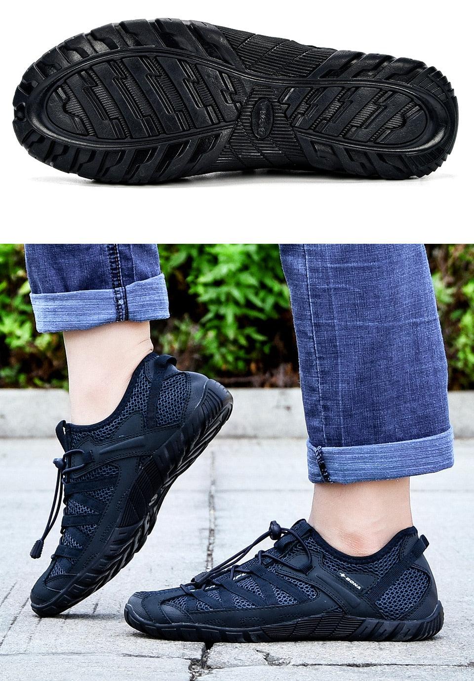 Summer Breathable Mens Casual Sneakers Fashion Shoes Casual Mens Sneakers Comfortable Walking Man Trendy  Walking Shoes Soft Design Running Shoes Fashion Sports Non-Slip Shoes Stevvex