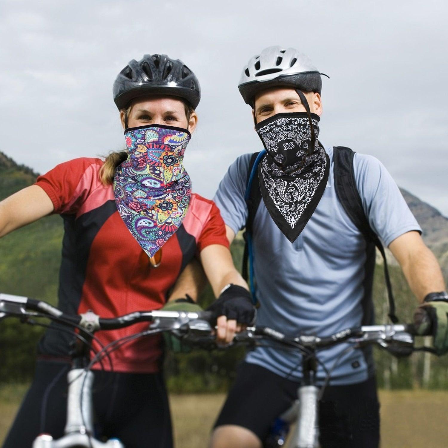 Summer Breathable Mesh Bandana Running Cycling Face Mask Hunting Skiing Bicycle Hiking Fishing Snowboard Cold Weather Balaclava Ski Mask Neck Warmer Hood Winter Gear Water Resistant and Windproof Fleece Thermal Face Mask Sports Scarf Women Men Stevvex
