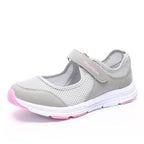 Summer Breathable Women Espadrilles Sneakers Healthy Walking Sport Mesh Sport Running Fashion Breathable Mesh Casual Shoes Flat Shoes Women Espadrilles Stevvex