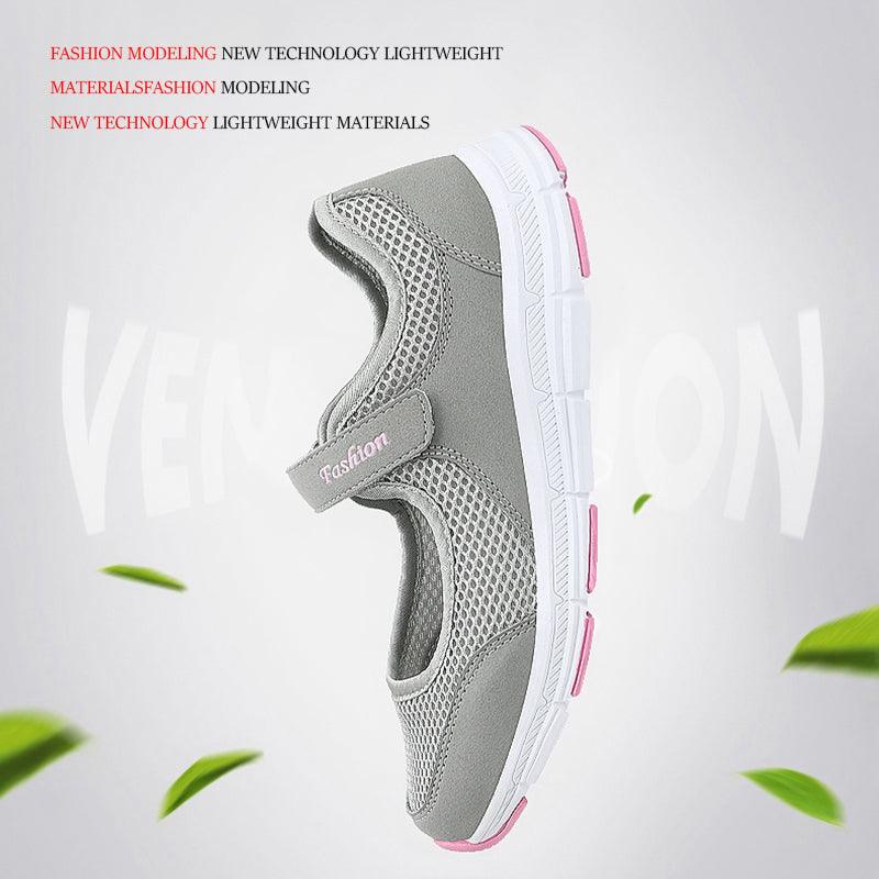 Summer Breathable Women Espadrilles Sneakers Healthy Walking Sport Mesh Sport Running Fashion Breathable Mesh Casual Shoes Flat Shoes Women Espadrilles Stevvex