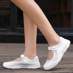 Summer Breathable Women Espadrilles Sneakers Healthy Walking Sport Mesh Sport Running Fashion Breathable Mesh Casual Shoes Flat Shoes Women Espadrilles Stevvex