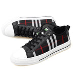 Summer Canvas Mens Breathable Vulcanize Sneakers Light Men Casual Walking Shoe Non-slip Fashionable Sports Shoes Mens Workout Lightweight White Flat Sneakers Stevvex
