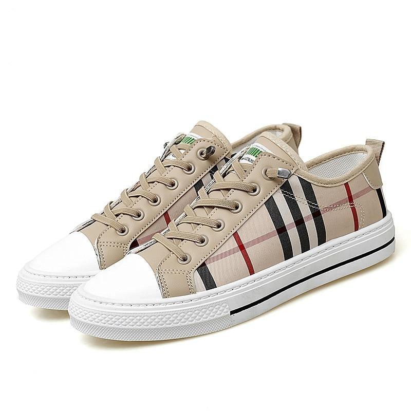 Summer Canvas Mens Breathable Vulcanize Sneakers Light Men Casual Walking Shoe Non-slip Fashionable Sports Shoes Mens Workout Lightweight White Flat Sneakers Stevvex