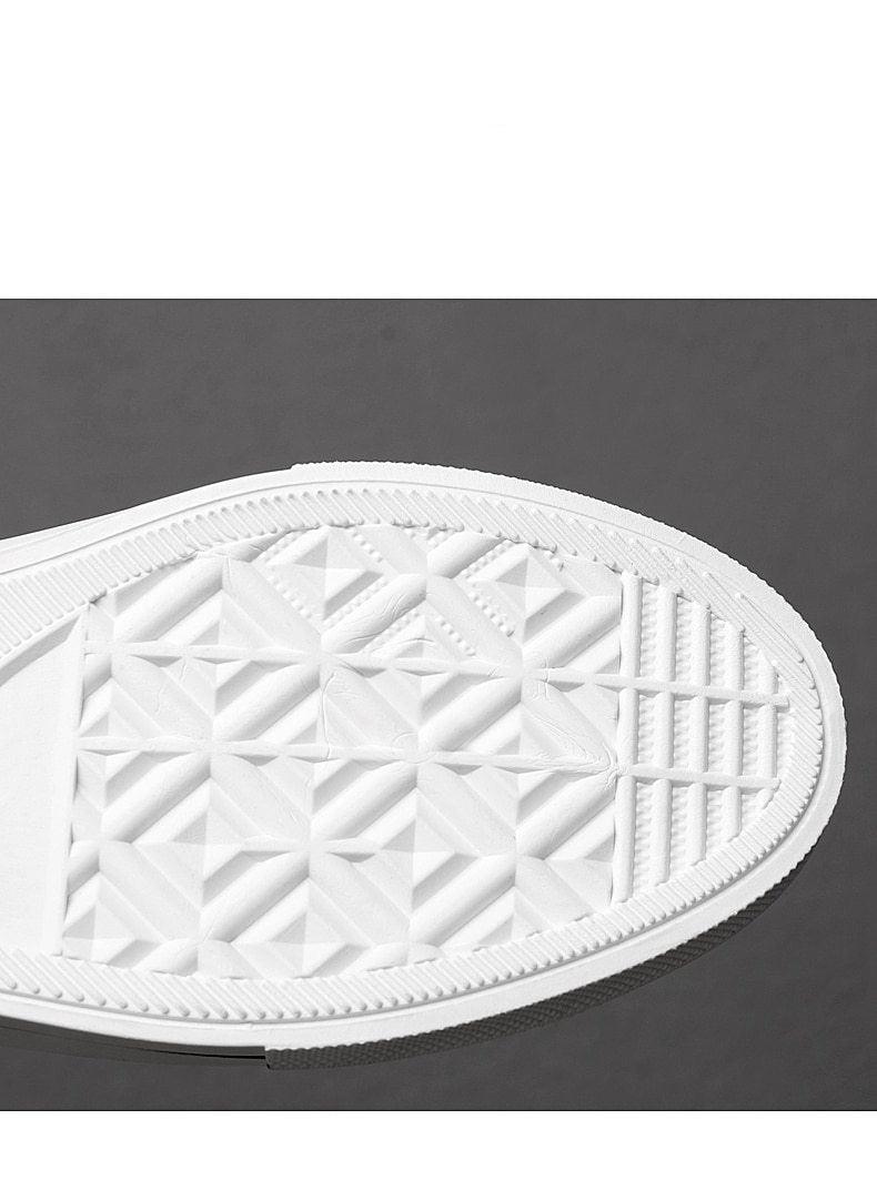 Summer Canvas Mens Breathable Vulcanize Sneakers Light Men Casual Walking Shoe Non-slip Fashionable Sports Shoes Mens Workout Lightweight White Flat Sneakers Stevvex