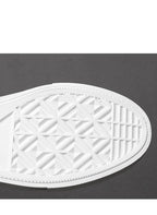 Summer Canvas Mens Breathable Vulcanize Sneakers Light Men Casual Walking Shoe Non-slip Fashionable Sports Shoes Mens Workout Lightweight White Flat Sneakers Stevvex