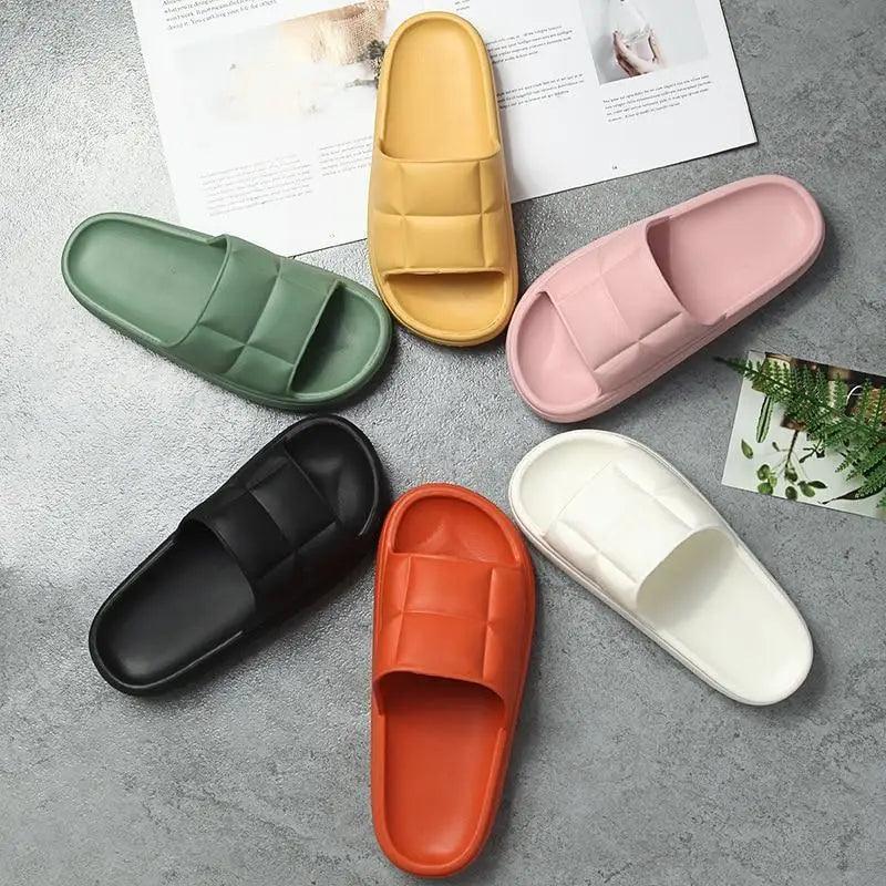 Summer Couple Men Women Slippers Non-Slip Comfortable Soft Colorful Elegant Slippers Stevvex