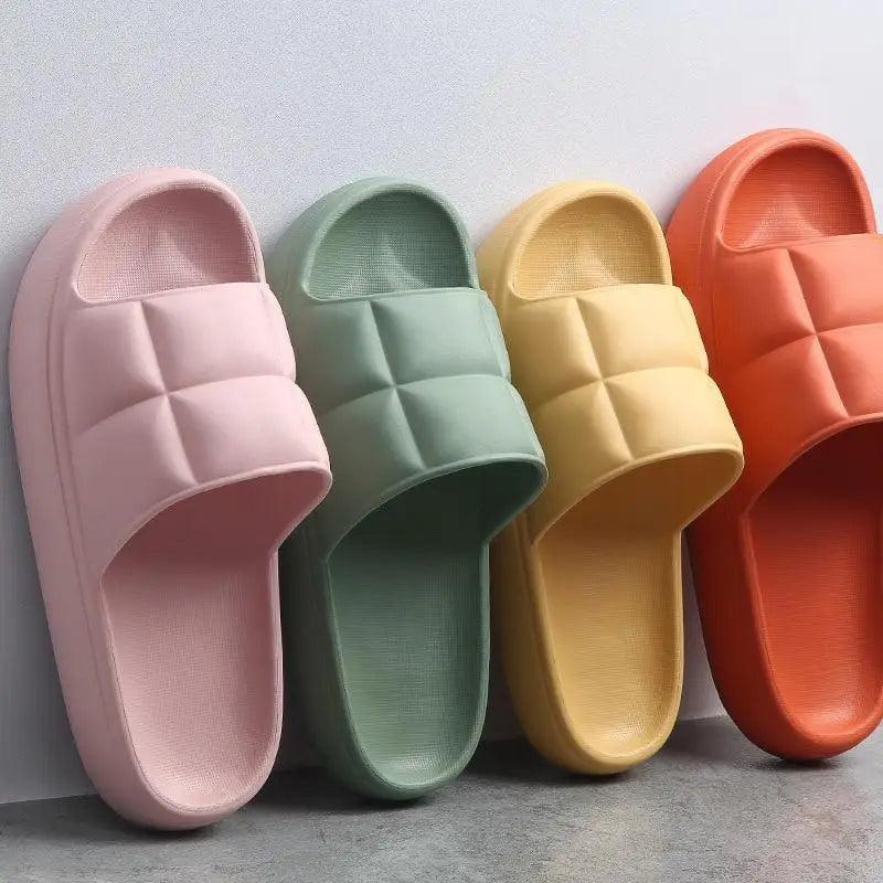Summer Couple Men Women Slippers Non-Slip Comfortable Soft Colorful Elegant Slippers Stevvex