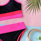 Summer Cute Vintage Women's Swimsuit Bikini Split Swimwear Women's Swimwear Women's 2-piece Beachwear Loose Bikini Fashion  Retro Bikini  Fashion Beachwear Summer Spa Beach Surf Sport Stevvex