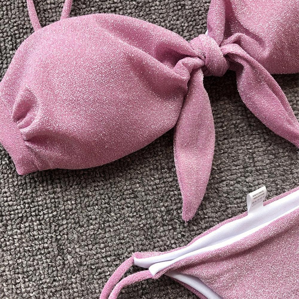 Summer Cute Vintage Women's Swimsuit Bikini Split Swimwear Women's Swimwear Women's 2-piece Beachwear Loose Bikini Fashion  Retro Bikini  Fashion Beachwear Summer Spa Beach Surf Sport Stevvex