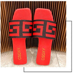 Summer Design Women Slippers Fashion Flat Heels Sildes Shoes Women's Flat Sandals Strap Slide Sandals Open Toe Comfortable Soft Luxury Slide Sandals Simple Cotton Fabric Straps Open Toe Flat Sandal For Womens Stevvex