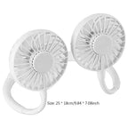Summer Fan Hanging Neck 1200mAh Fan Rechargeable USB Hanging Neck Fan Mini Carry On Electric Fan For Outdoor Sports Cooling Fan Portable Hanging Neck Fan Rechargeable Neck Fan