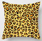 Summer Fashion Fresh Yellow Cute Pillows Case Geometry Yellow Pillow Case Cushion Cover Polyester Pillowcase Floral Cushion Case Modern Decorative Pillows For Bed Sofa Couch 45x45CM Stevvex