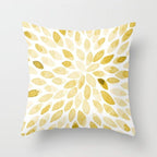 Summer Fashion Fresh Yellow Cute Pillows Case Geometry Yellow Pillow Case Cushion Cover Polyester Pillowcase Floral Cushion Case Modern Decorative Pillows For Bed Sofa Couch 45x45CM Stevvex