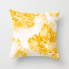 Summer Fashion Fresh Yellow Cute Pillows Case Geometry Yellow Pillow Case Cushion Cover Polyester Pillowcase Floral Cushion Case Modern Decorative Pillows For Bed Sofa Couch 45x45CM Stevvex