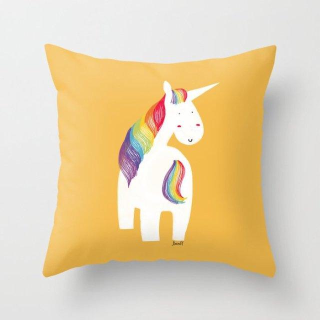 Summer Fashion Fresh Yellow Cute Pillows Case Geometry Yellow Pillow Case Cushion Cover Polyester Pillowcase Floral Cushion Case Modern Decorative Pillows For Bed Sofa Couch 45x45CM Stevvex