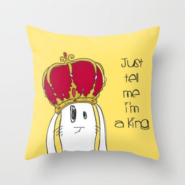 Summer Fashion Fresh Yellow Cute Pillows Case Geometry Yellow Pillow Case Cushion Cover Polyester Pillowcase Floral Cushion Case Modern Decorative Pillows For Bed Sofa Couch 45x45CM Stevvex