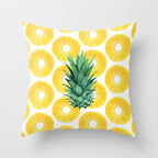 Summer Fashion Fresh Yellow Cute Pillows Case Geometry Yellow Pillow Case Cushion Cover Polyester Pillowcase Floral Cushion Case Modern Decorative Pillows For Bed Sofa Couch 45x45CM Stevvex