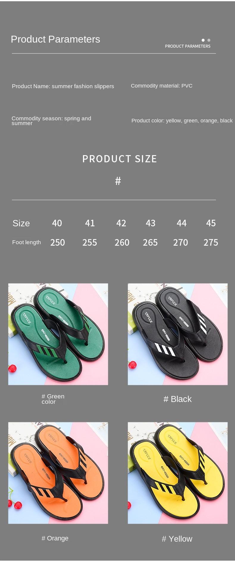 Summer Flip-flops Man Slippers Fashion Beach Shoes Men's Fashion Shoes Non-slip For Home And Sport Cushion Beach Slippers Thong Sandals Indoor And Outdoor Beach Flip Flop Stevvex