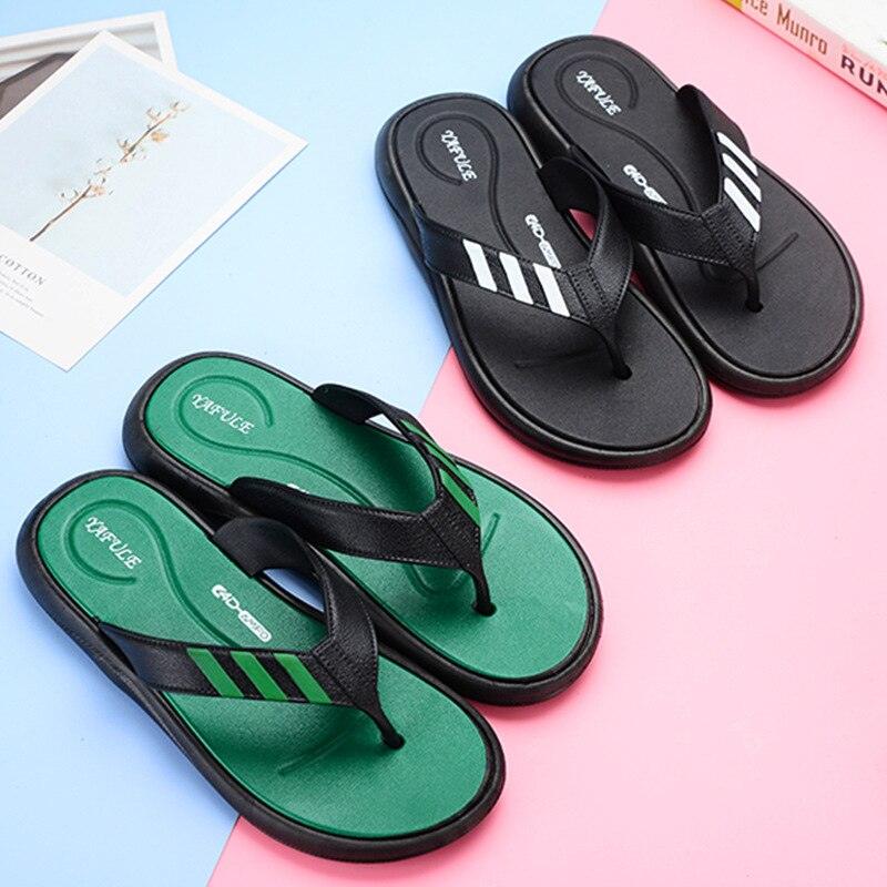 Summer Flip-flops Man Slippers Fashion Beach Shoes Men's Fashion Shoes Non-slip For Home And Sport Cushion Beach Slippers Thong Sandals Indoor And Outdoor Beach Flip Flop Stevvex