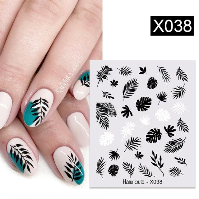 Summer Fruit Water Decals Kiwi Banana Strawberry Flower Alphabet Leaves Nail Art Stickers Wraps Slider Decorations 3D Fruit Nail Art Slices, Summer Fruit Slime Nail Supplies Nail Art Decorations Fruit Flakes Nail Accessories Stevvex