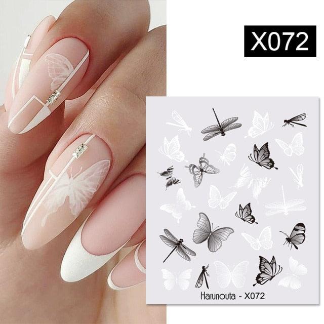 Summer Fruit Water Decals Kiwi Banana Strawberry Flower Alphabet Leaves Nail Art Stickers Wraps Slider Decorations 3D Fruit Nail Art Slices, Summer Fruit Slime Nail Supplies Nail Art Decorations Fruit Flakes Nail Accessories Stevvex