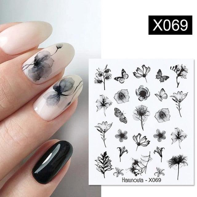 Summer Fruit Water Decals Kiwi Banana Strawberry Flower Alphabet Leaves Nail Art Stickers Wraps Slider Decorations 3D Fruit Nail Art Slices, Summer Fruit Slime Nail Supplies Nail Art Decorations Fruit Flakes Nail Accessories Stevvex