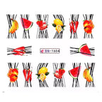 Summer Fruit Water Decals Kiwi Banana Strawberry Flower Alphabet Leaves Nail Art Stickers Wraps Slider Decorations 3D Fruit Nail Art Slices, Summer Fruit Slime Nail Supplies Nail Art Decorations Fruit Flakes Nail Accessories Stevvex