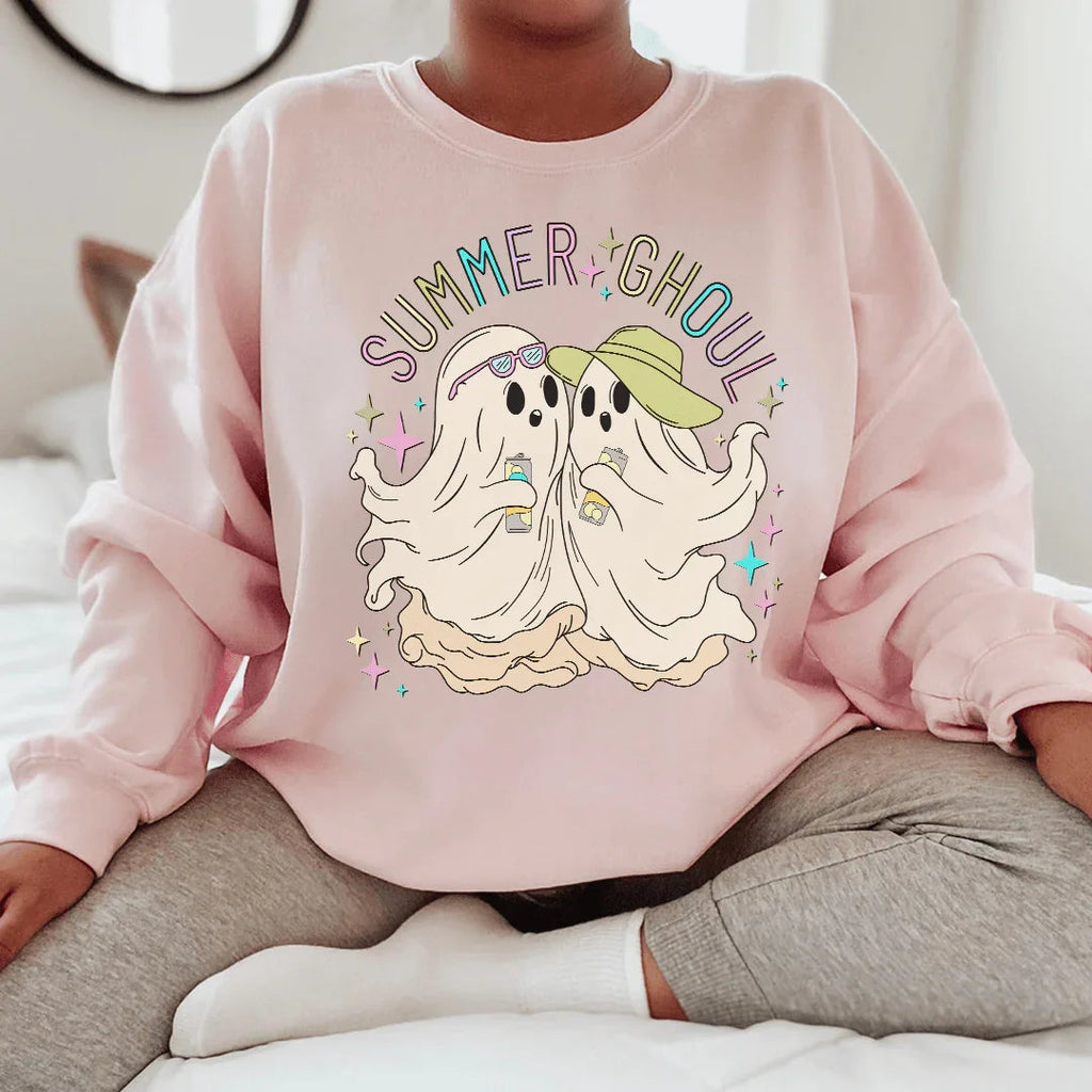 Summer Ghoul Sweatshirt Peachy Sunday