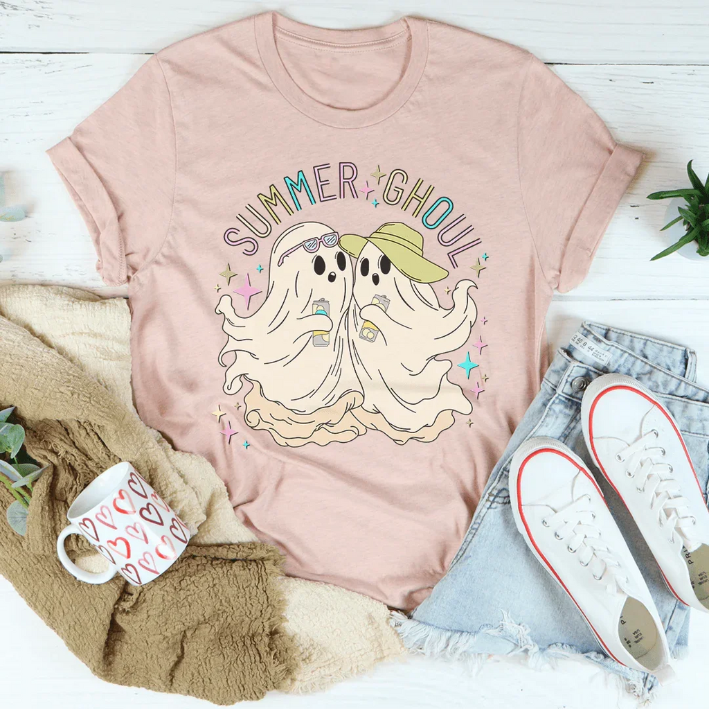 Summer Ghoul Tee Peachy Sunday