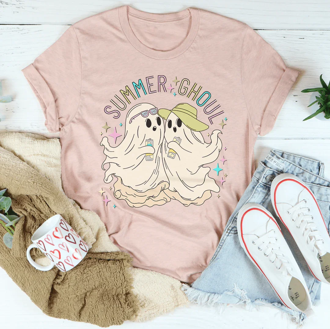 Summer Ghoul Tee Peachy Sunday