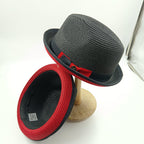 Summer Hat New Female Sun Hat Folding Beach Hat New Women's Ladies Wide Large Brim Floppy Folding Summer Beach Sun Hat Straw Cap Big Brim Elegant White Travel Sun Hat 55-58CM Stevvex