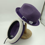 Summer Hat New Female Sun Hat Folding Beach Hat New Women's Ladies Wide Large Brim Floppy Folding Summer Beach Sun Hat Straw Cap Big Brim Elegant White Travel Sun Hat 55-58CM Stevvex