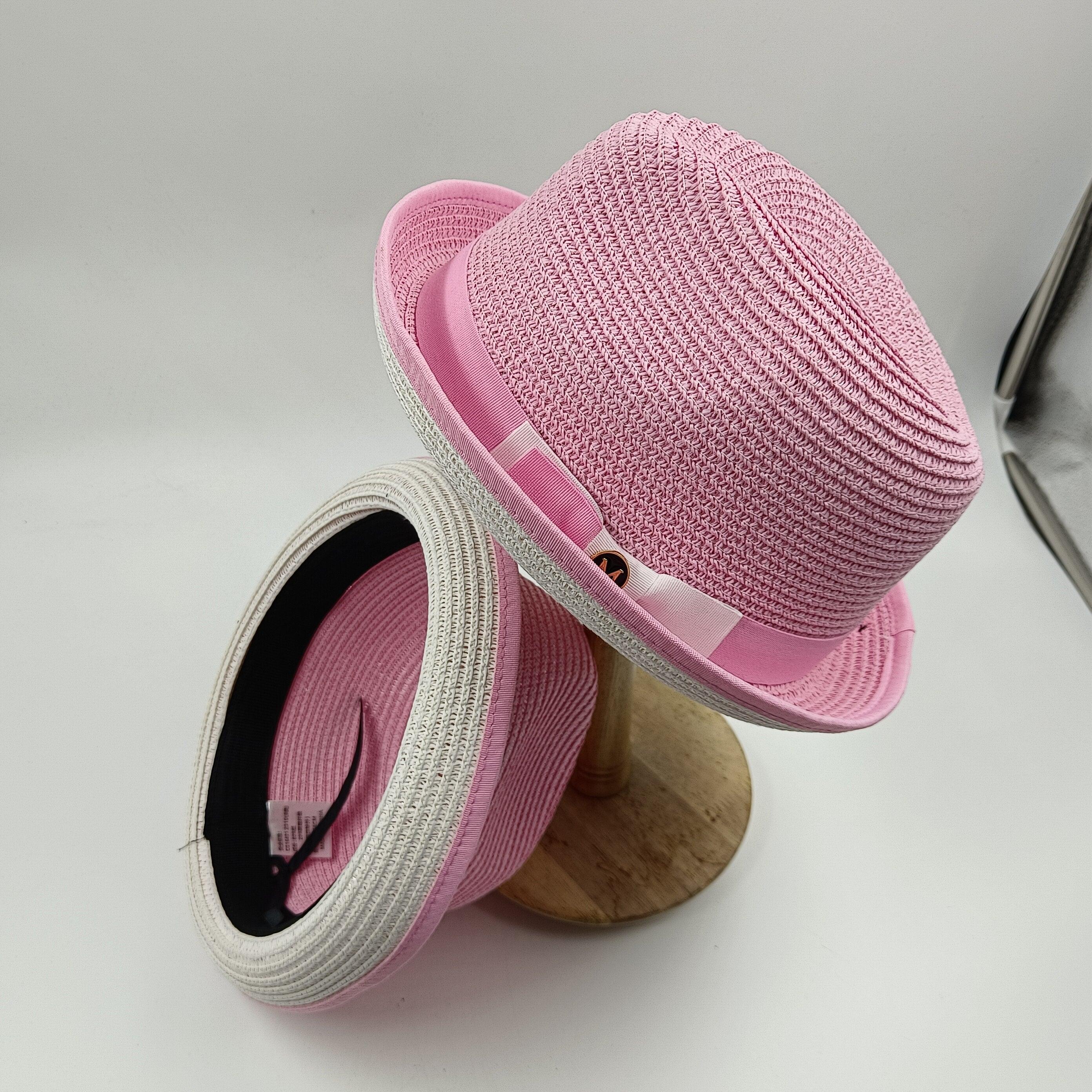 Summer Hat New Female Sun Hat Folding Beach Hat New Women's Ladies Wide Large Brim Floppy Folding Summer Beach Sun Hat Straw Cap Big Brim Elegant White Travel Sun Hat 55-58CM Stevvex