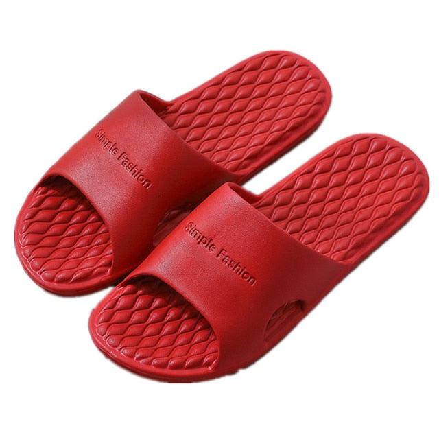Summer Home Mens Slippers Simple Black White Shoes Non-Slip Bathroom Slides Flip Flops Indoor Women Slippers Soft Slides Slippers For Men Cloud Cushioned Slides Thick Non-Slip Pool Gym House Slipper Stevvex