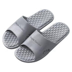 Summer Home Mens Slippers Simple Black White Shoes Non-Slip Bathroom Slides Flip Flops Indoor Women Slippers Soft Slides Slippers For Men Cloud Cushioned Slides Thick Non-Slip Pool Gym House Slipper Stevvex