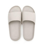 Summer Home Mens Slippers Simple Black White Shoes Non-Slip Bathroom Slides Flip Flops Indoor Women Slippers Soft Slides Slippers For Men Cloud Cushioned Slides Thick Non-Slip Pool Gym House Slipper Stevvex